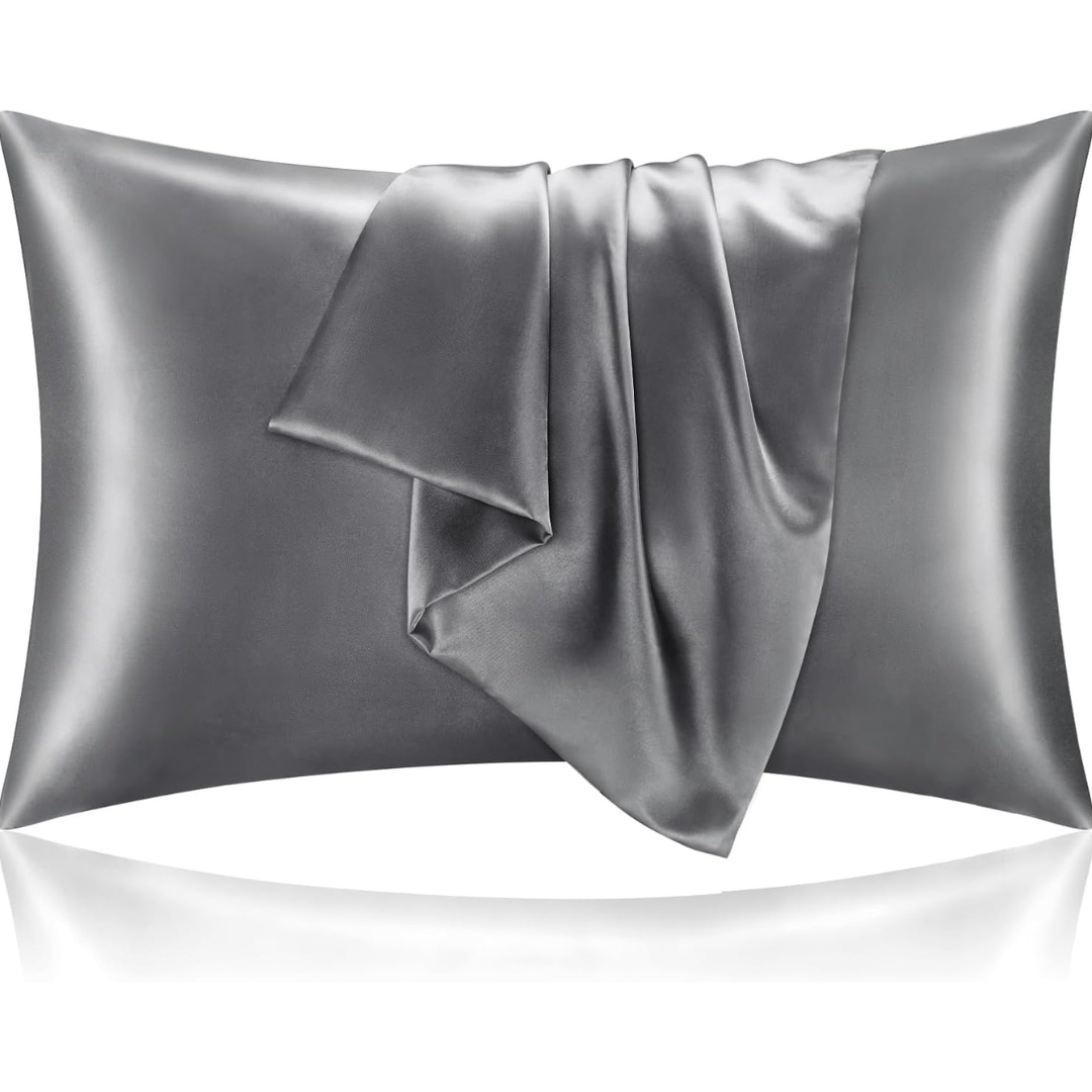 2-Pack Bedelite Queen Size Silky Soft Satin Pillowcase W/ Envelope Closure