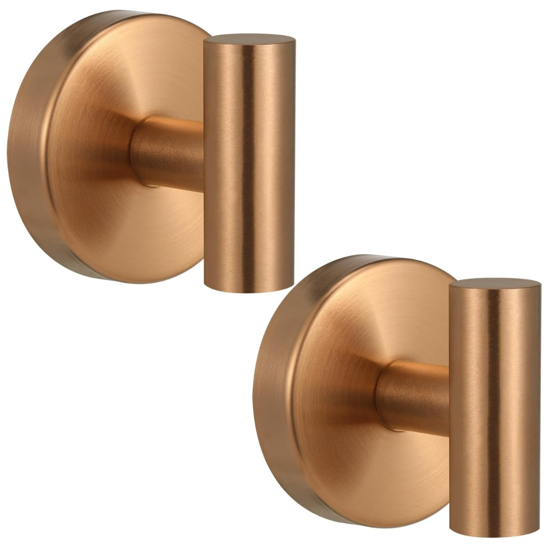 2-Pack Heavy Duty Reusable Suction Cup Hooks