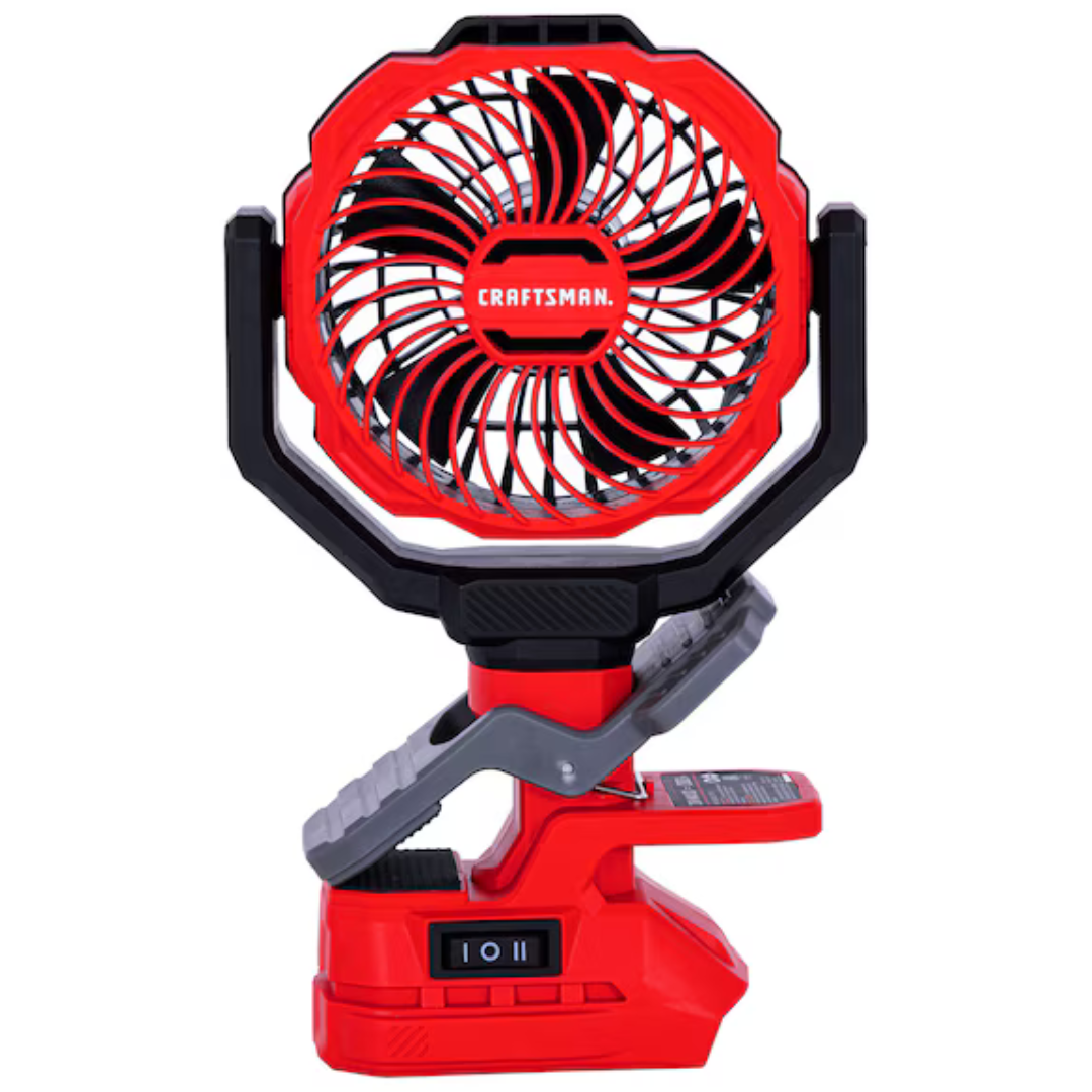 CRAFTSMAN 4" Battery Powered Indoor Desk Fan (CMXEFXA520402)