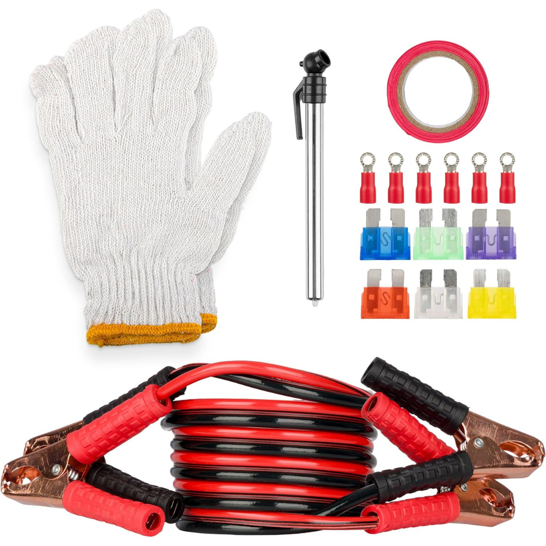 30-Piece Stalwart Roadside Emergency Car Kit
