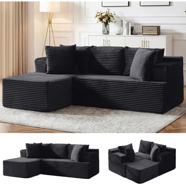 Korser Cloud Modular Sectional Sofa with L-Shaped