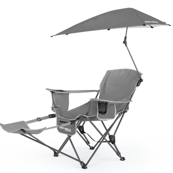 Sport-Brella Beach Chair With UPF 50+ Adjustable Umbrella