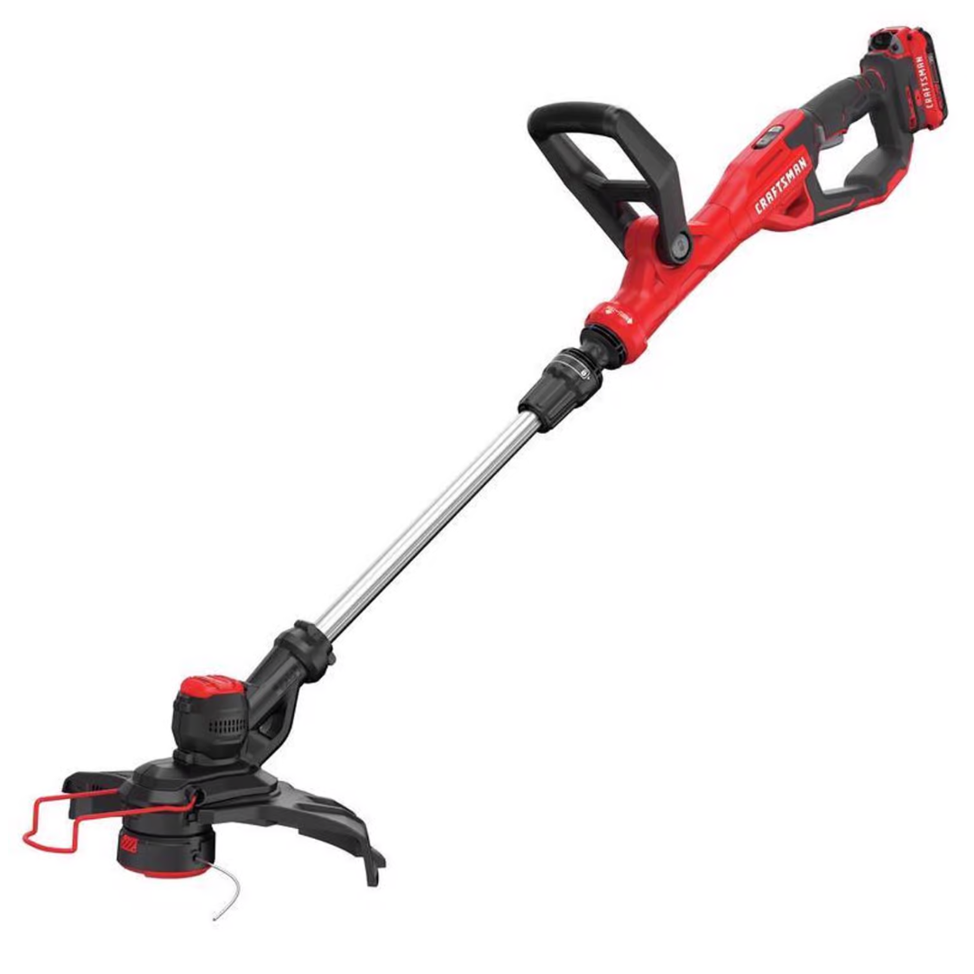 13" Craftsman 20V Cordless String Trimmer With 2.0Ah Battery & Charger