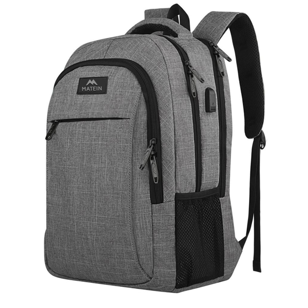 15.6" Matein Travel Anti Theft Laptop Backpack W/ USB Port