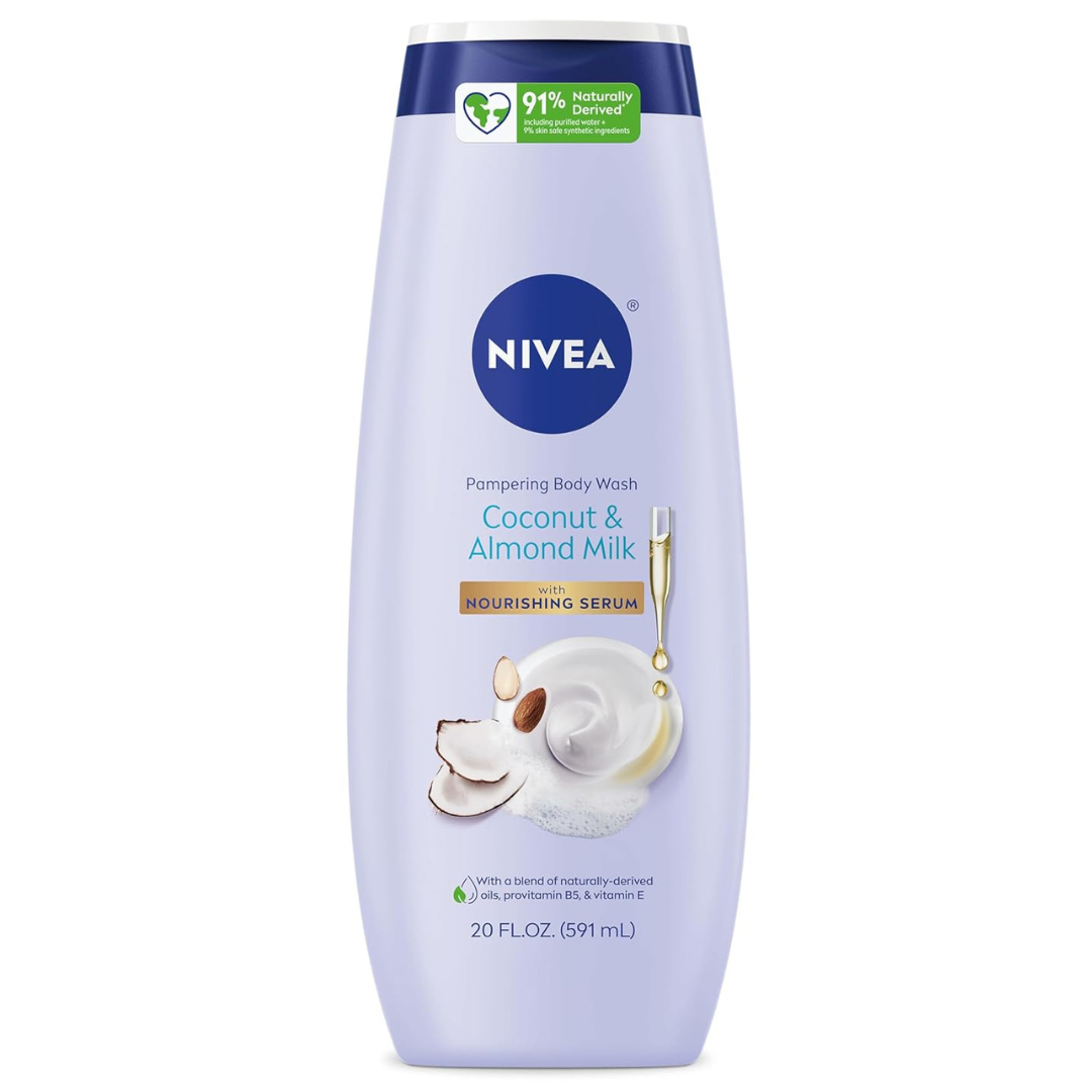 20oz NIVEA Pampering Body Wash (Coconut & Almond Milk)