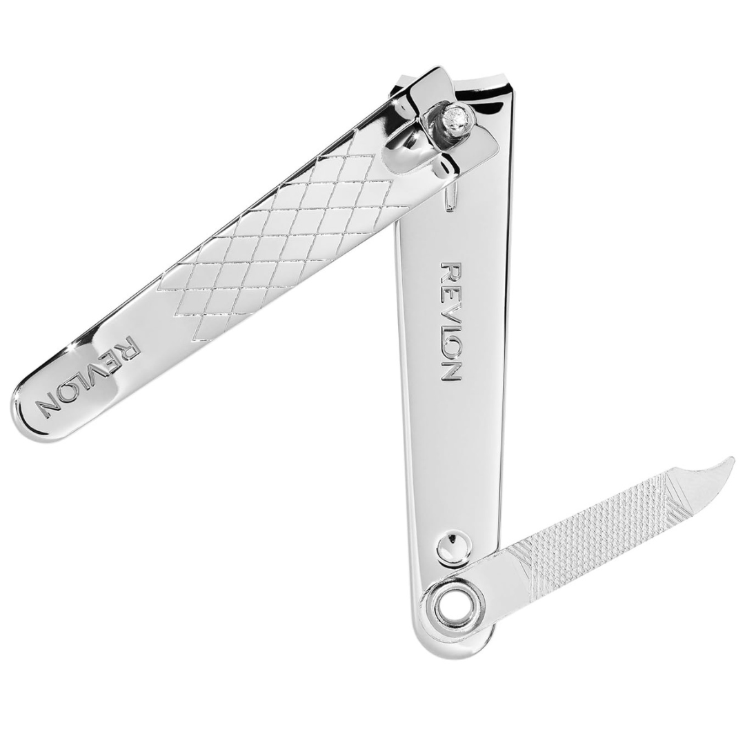 Revlon Compact Mini Nail Clipper With Curved Blades