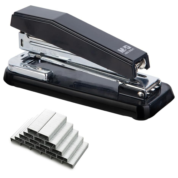 M&G Swing-Arm Desktop Stapler W/ 50-Sheet Capacity & 1,000 Staples