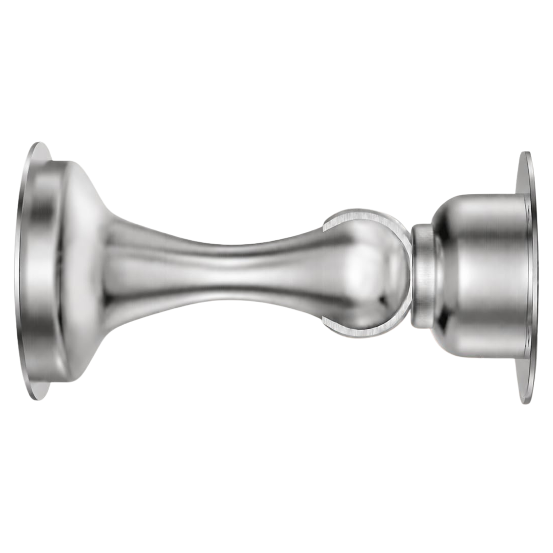 2-Pack WINONLY Stainless Steel Magnetic Door Stopper (Silver)