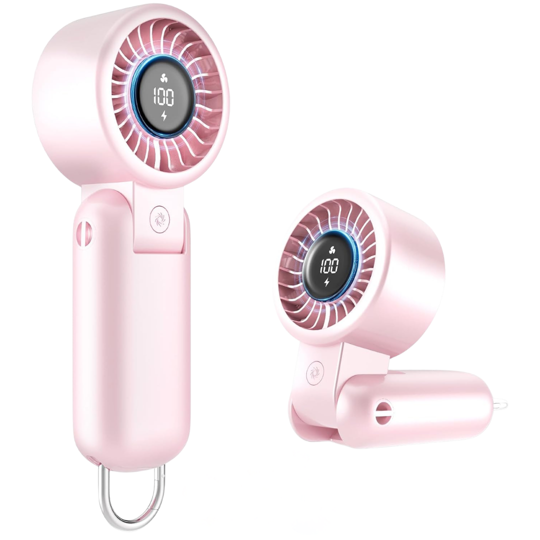 AUIIAH Portable Battery Powered Mini Handheld Fan (3 Colors)