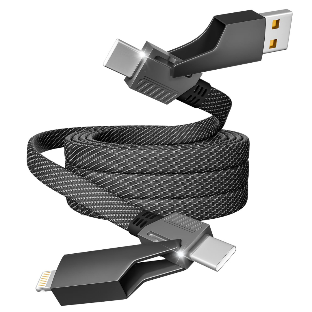 Firsting 65W 4-in-1 Charging Cable With E-Mark Chip