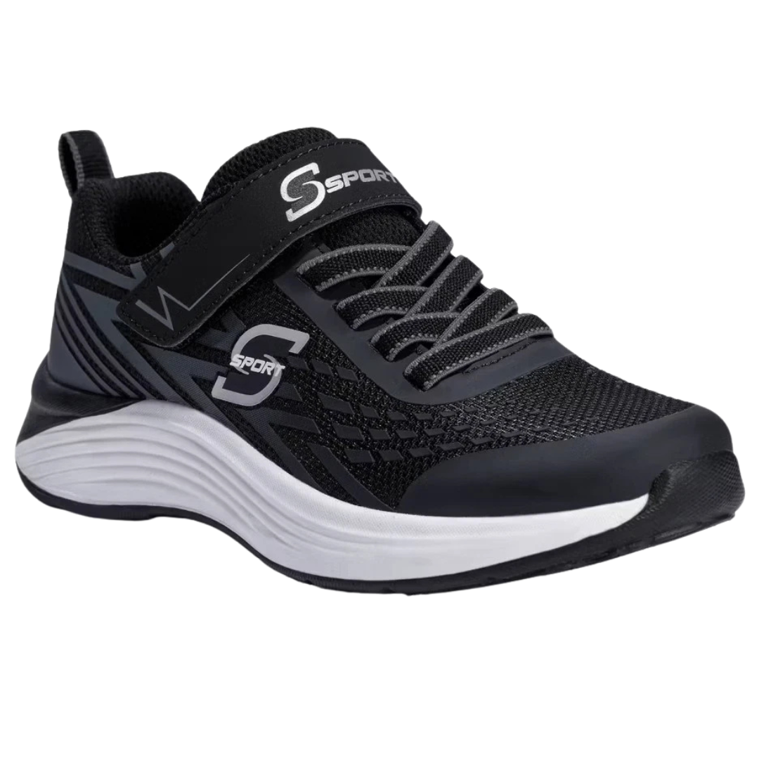 S Sport By Skechers Kids Stretch-Laced Memory Foam Sneakers