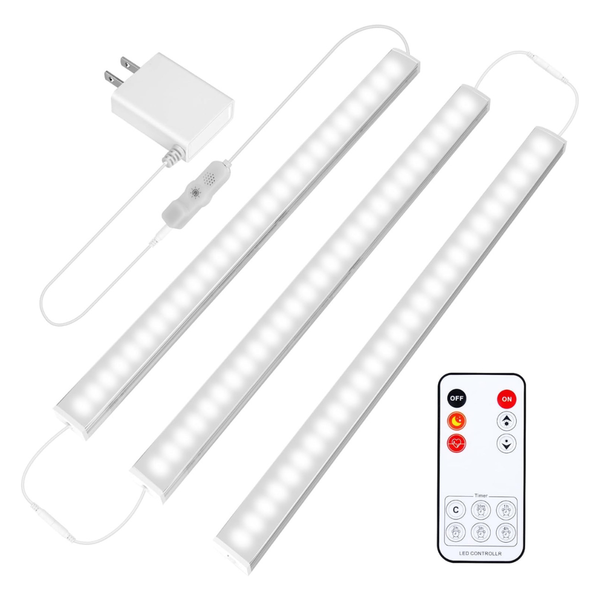3-Piece 12" Ultra Plug-in Thin Under Cabinet Light