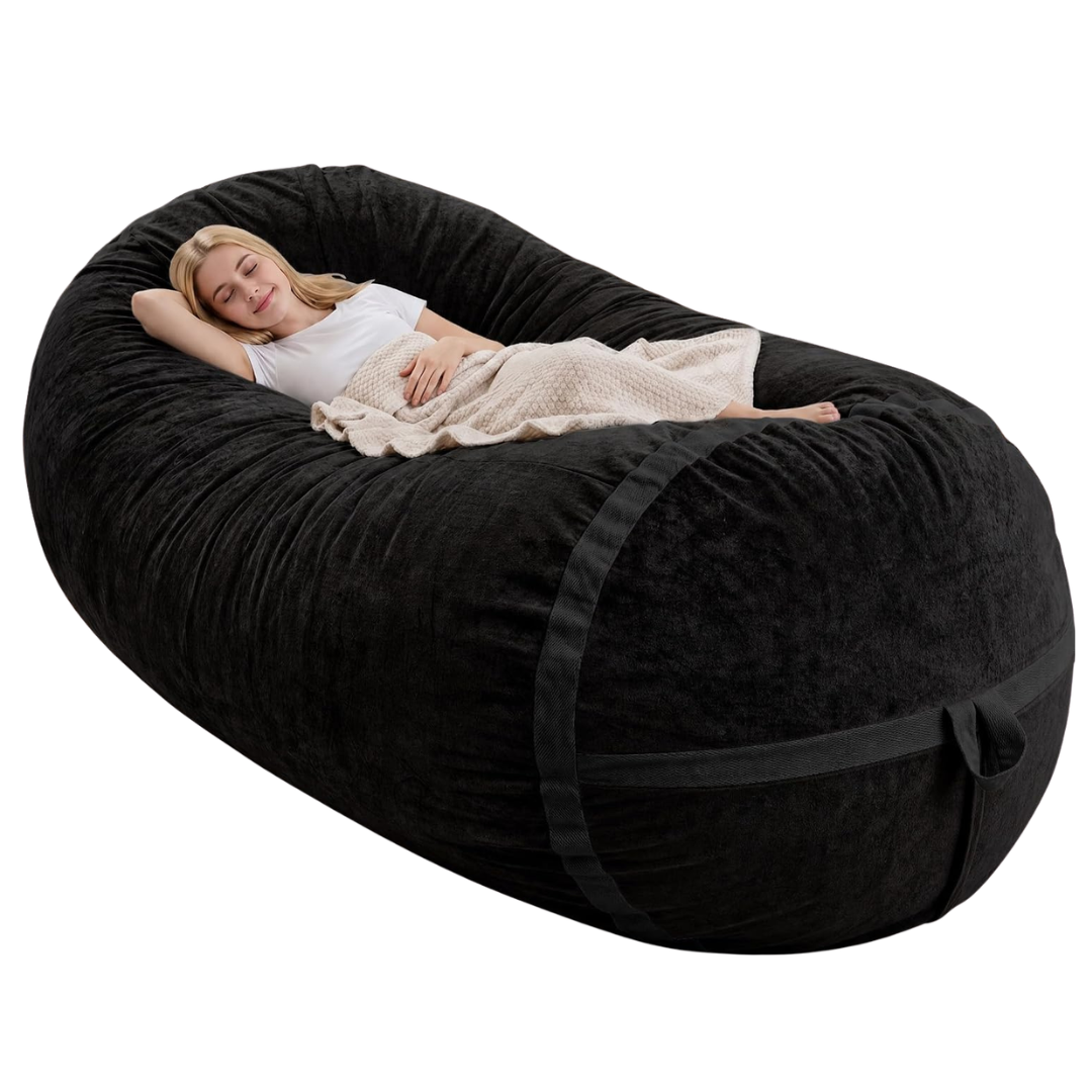 Habutway 6ft Giant Memory Foam Filled Bean Bag Sofa Chairs