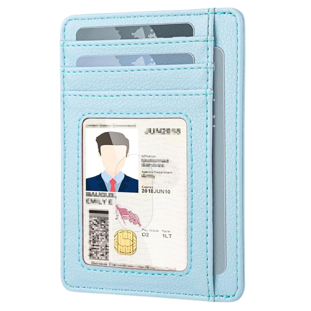Men's Minimalist RFID Leather Slim Wallet (Various)
