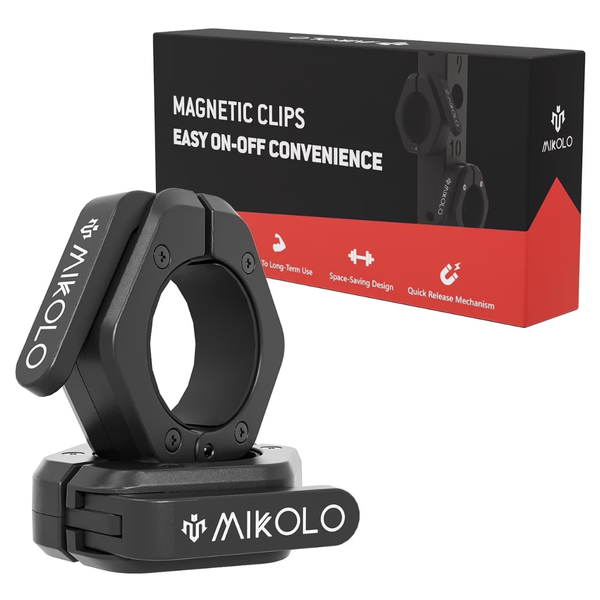 2" Magnetic Olympic Quick Release Barbell Clamp With Anti-Slip TPR Lining