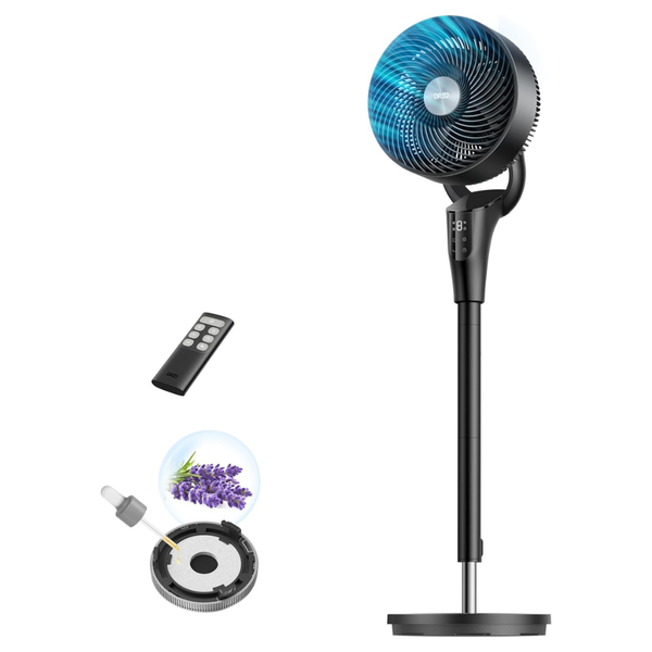 DREO Adjustable Height Quiet Standing Fan