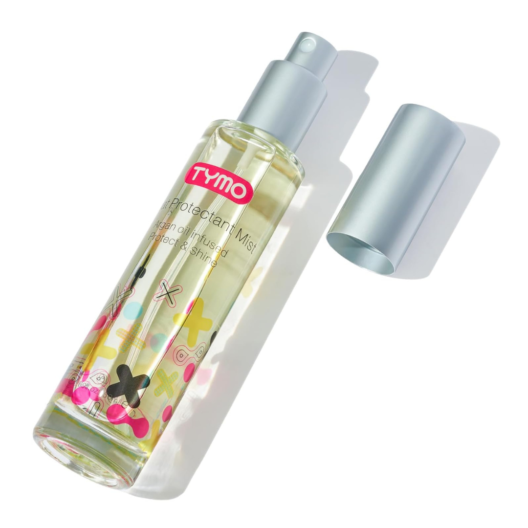 Tymo Heat Protectant For Hair With Argan Oil For Heated Styling Tools