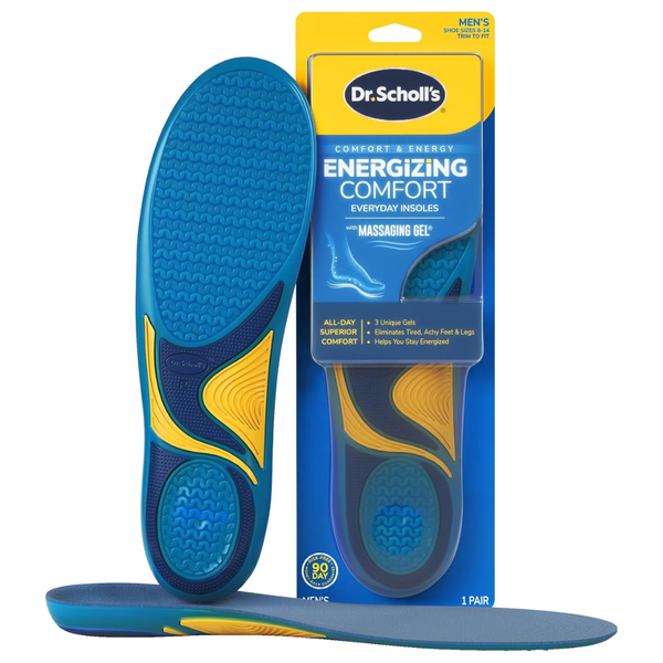 Dr. Scholl's Energizing Comfort Massaging Gel Men's Advanced Insoles