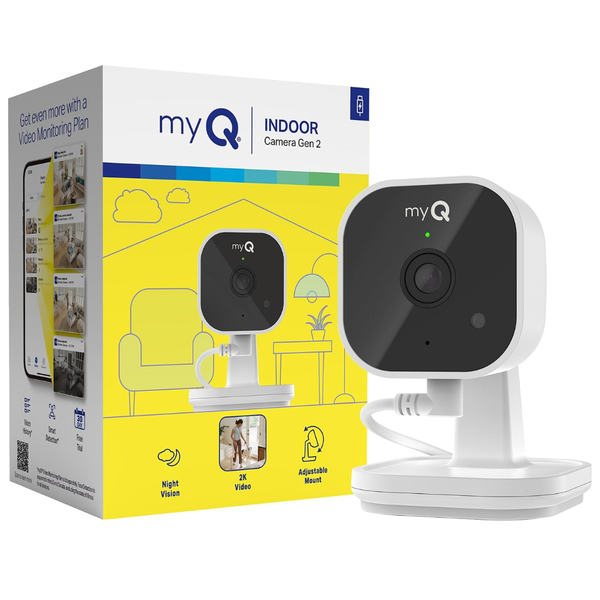 Chamberlain MyQ 2K Smart Wi-Fi Plug-in Security Camera Gen 2