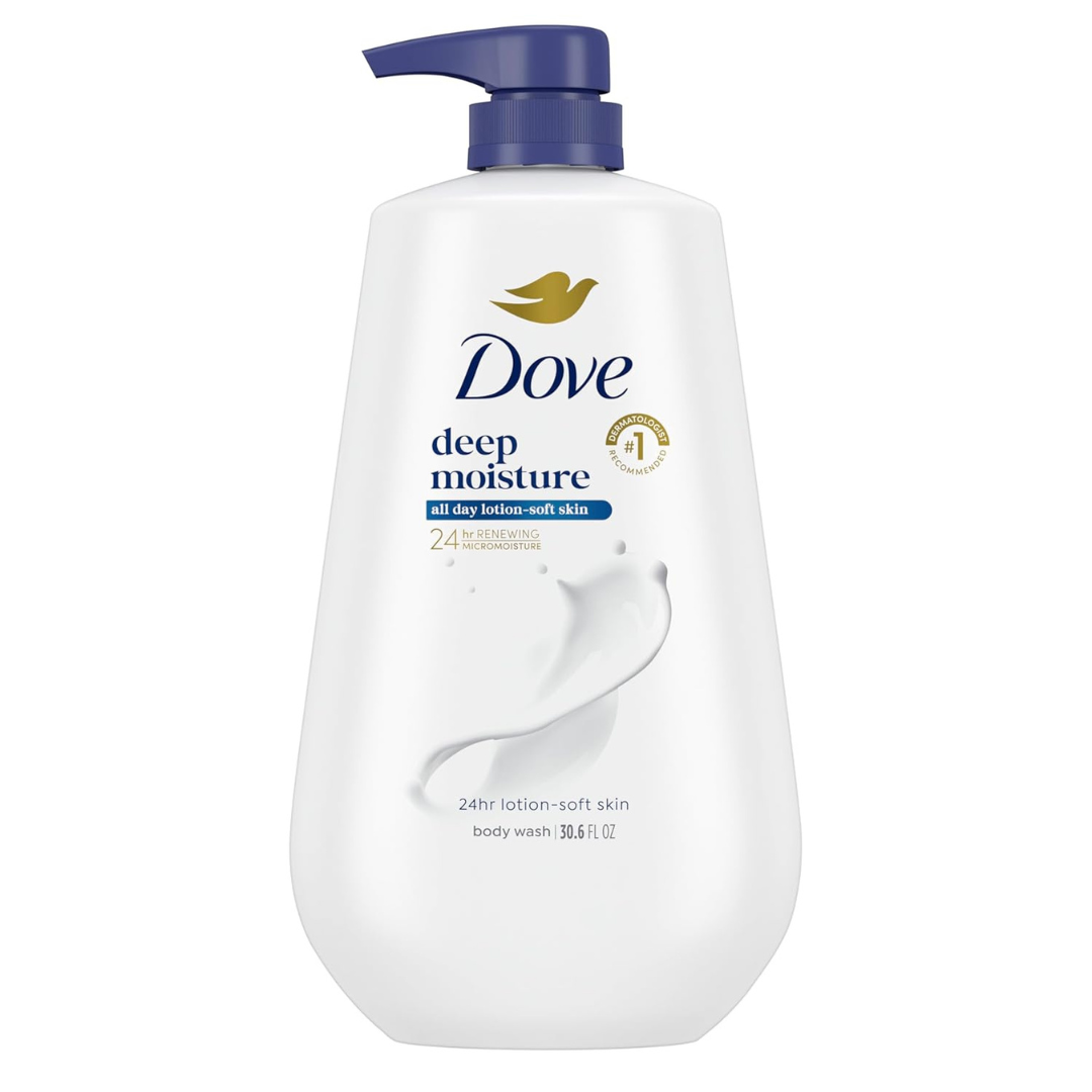 3-Count 30.6-Oz Dove Sulfate Free Deep Moisture Body Wash With Pump