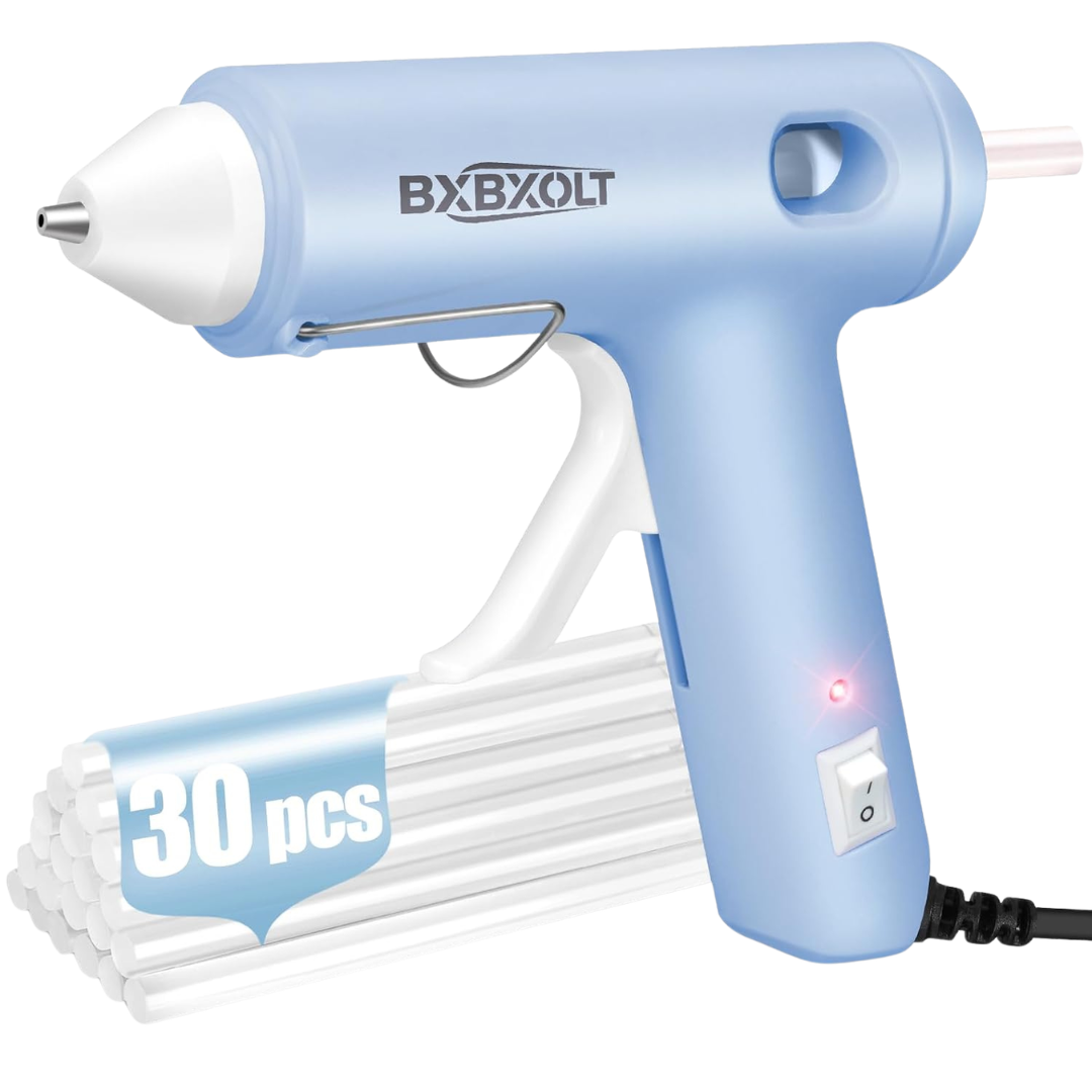 30W Hot Glue Gun Kit With 30 Premium Clear Glue Sticks