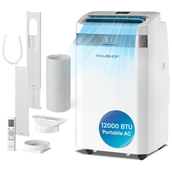 HAUSHOF 12000 BTU Portable Air Conditioner