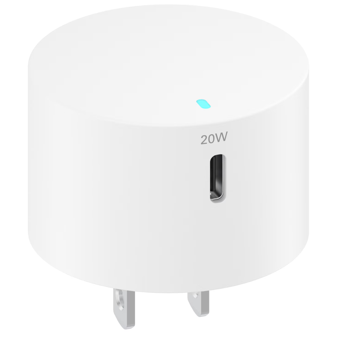 Onn 20W Single USB-C Port Wall Charger