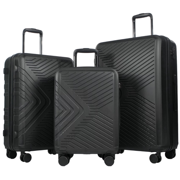 3-Piece Travelhouse Hardshell Lightweight Luggage Set (Various)