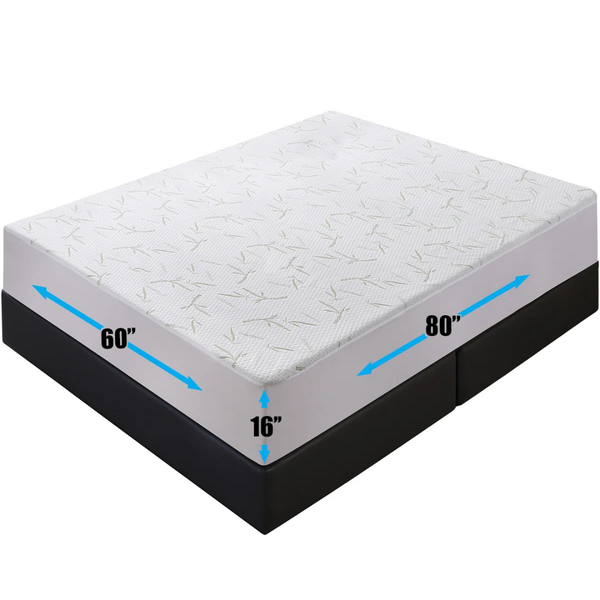 White Noise Queen Hypoallergenic Fitted Mattress Protector
