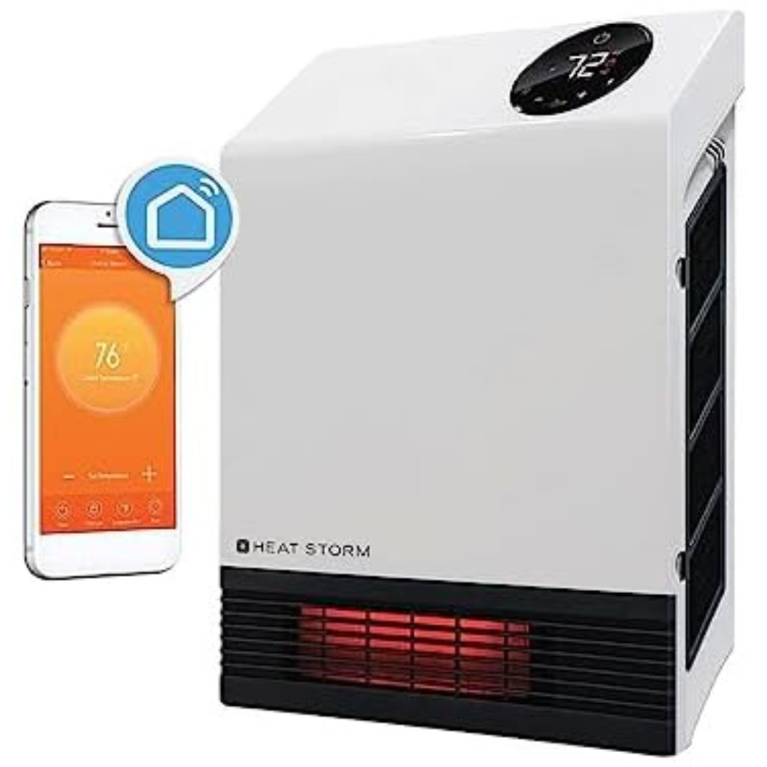 Heat Storm 1000-Watt WiFi Infrared Wall Heater (HS-1000-WX-WIFI)