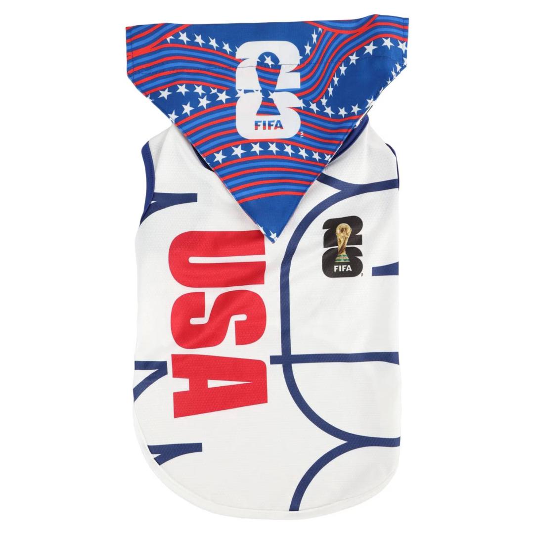 2-Pack FIFA World Cup 2026 Team USA Pet Soccer Jersey & Bandana