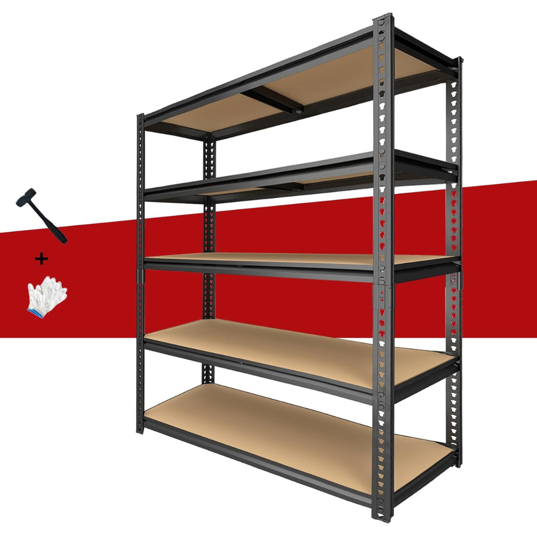 5-Tier Heavy Duty Metal Storage Shelves