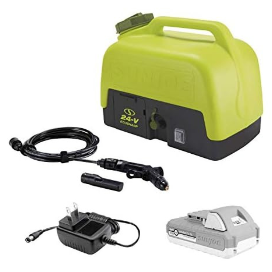 Sun Joe 24V Spray & Pressure Washer With Battery & Charger