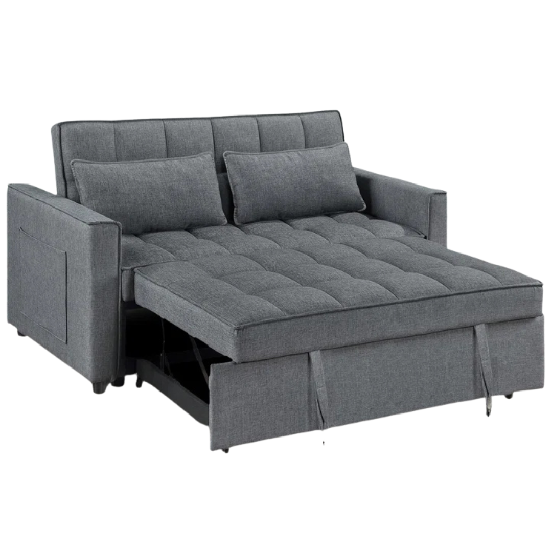 Ebern Designs 53.2'' Upholstered Convertible Sleeper Sofa