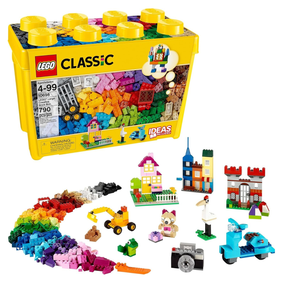 790-Piece LEGO Classic Large Creative Brick Box 10698 Building Kit