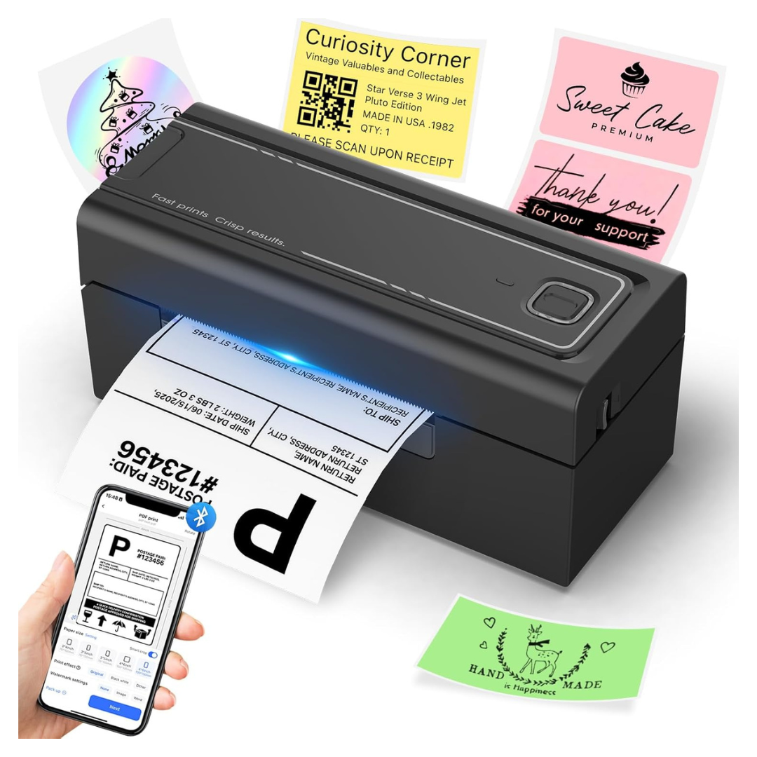 Hoorola Bluetooth 4x6 Thermal Shipping Label Printer