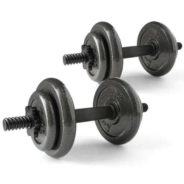 Athletic Works 40lb Adjustable Cast Iron Dumbbell Set