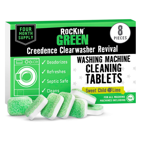 8-Pack Rockin' Green Deep Cleaning And Deodorizing Tablets