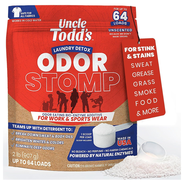 2 lb Uncle Todds Bio Enzyme Laundry Clothes Stain Remover