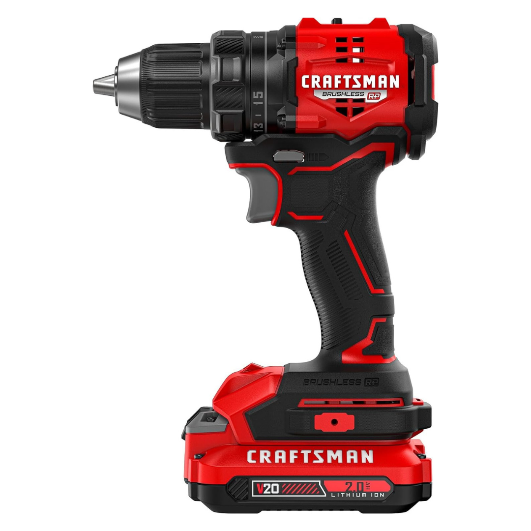 Craftsman 20V 1/2" Brushless Cordless RP Compact Drill/Driver W/ 1.5Ah Battery