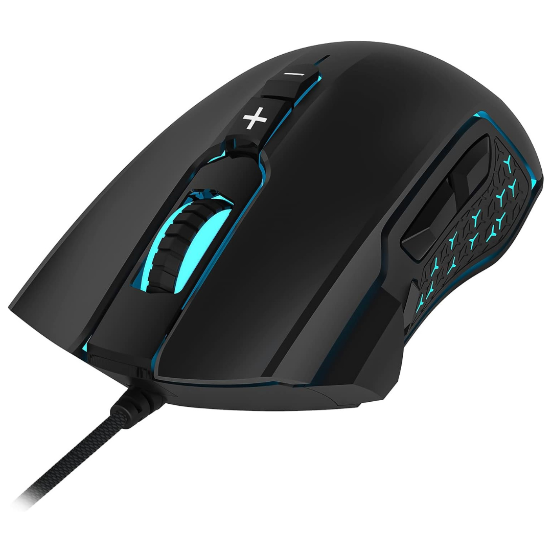 7200 DPI Wired Gaming Mouse W/ 8 Programmable Buttons & RGB Backlight