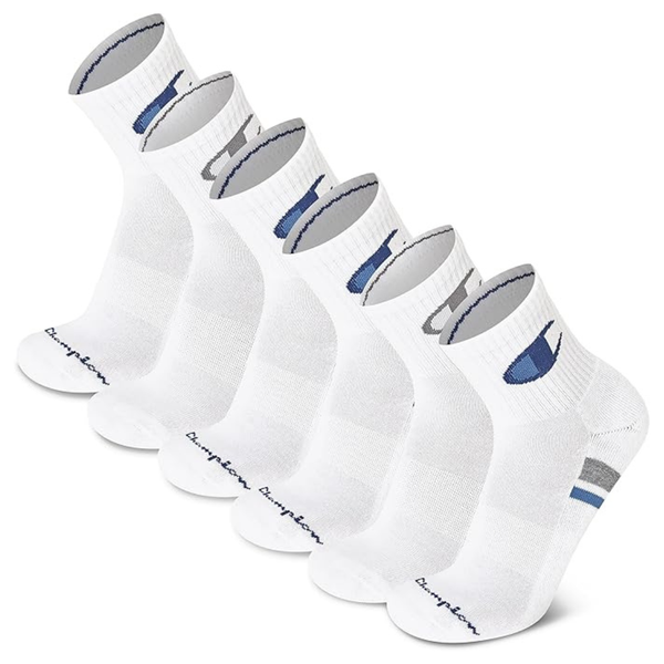 6-Pack Champion Men's Support Ankle Socks