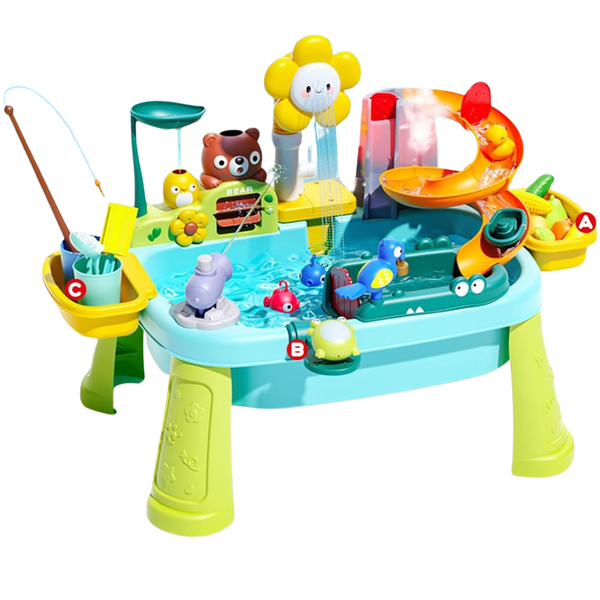 Toddler Sand Water Table Toy With Electric Water Pump