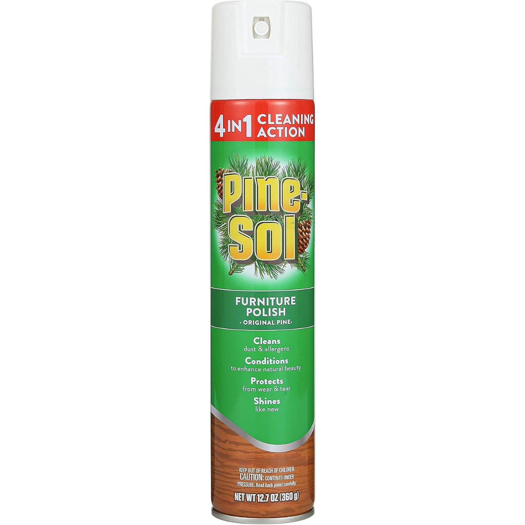 12.7-Oz Pine-Sol Furniture, Polish 4in1 Cleaning Action Wood Polish Spray