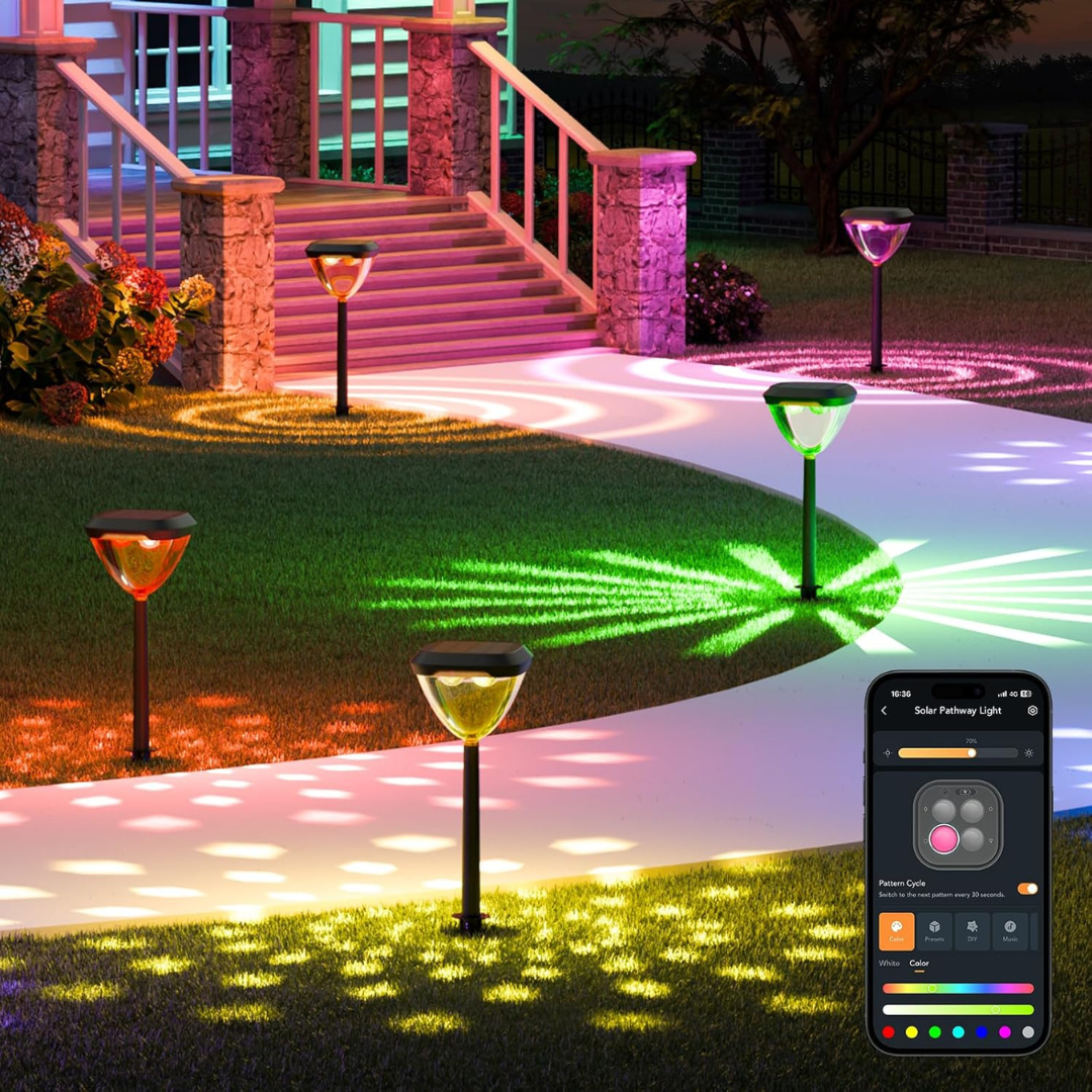 Linkind SP6 Smart Solar Pathway Light W/ App Control