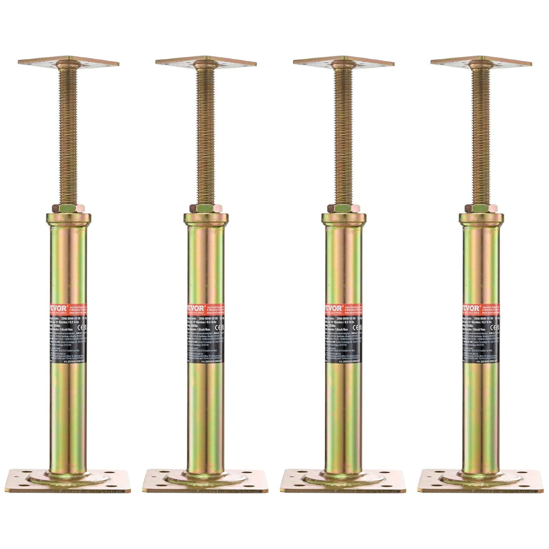 4-Pack Vevor 11.6"-16" Height Range House Floor Jack