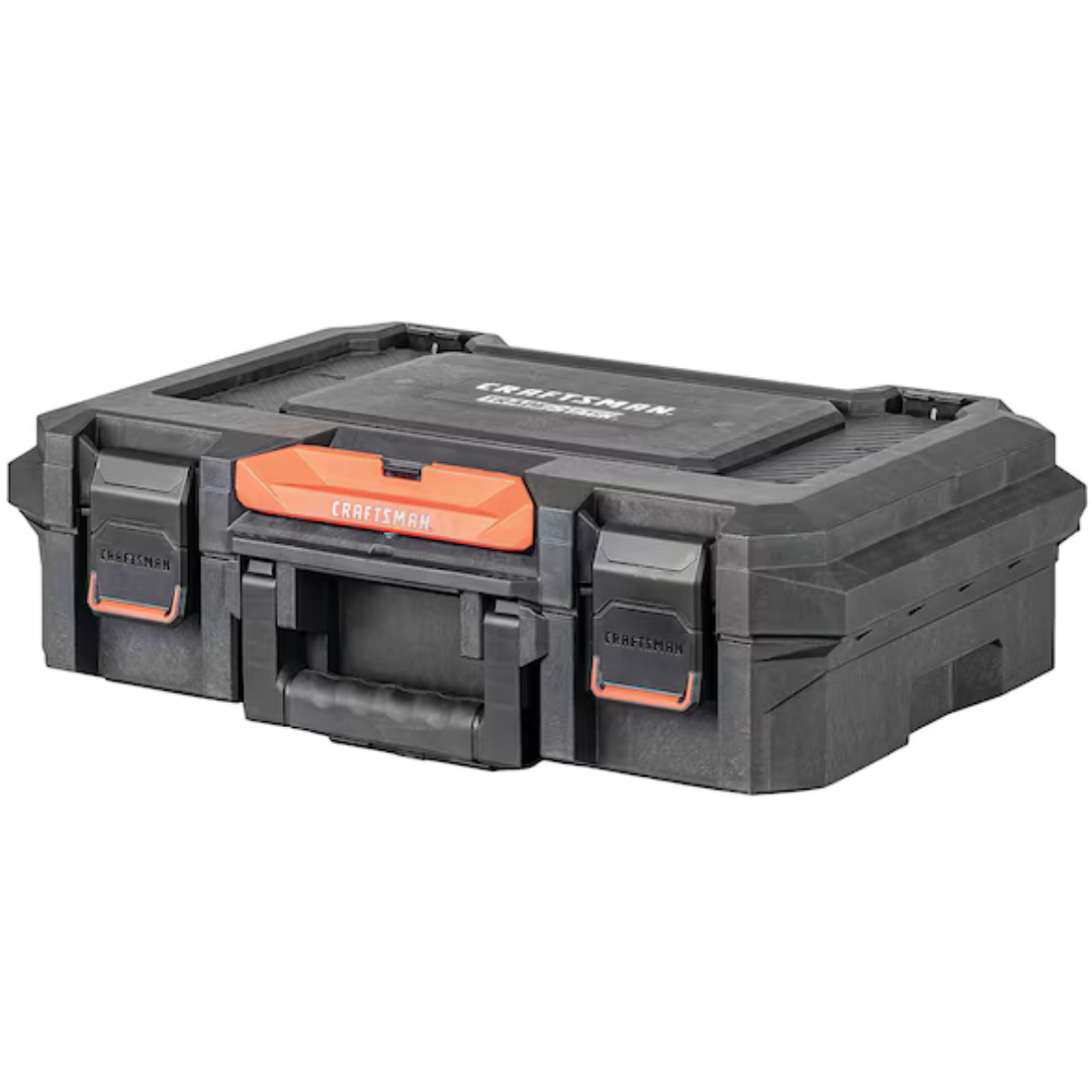 Craftsman Versastack XL 21.5-in W X 6.37-in H X 14.62-in D Black Structural Foam Tool Box