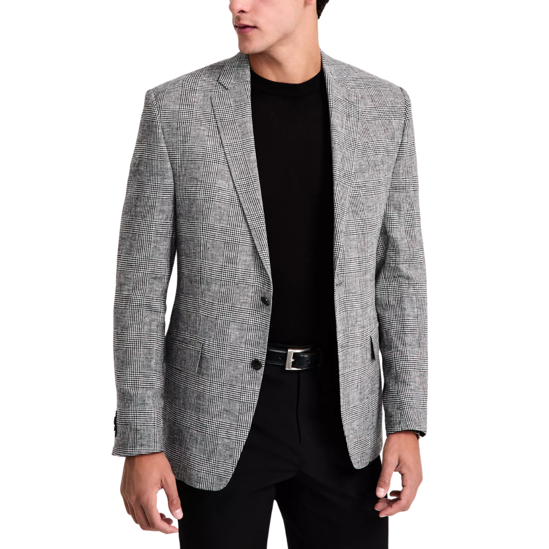 Michael Kors Men's Classic-Fit Linen-Blend Blazer