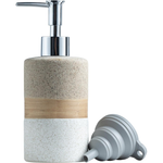 12-Oz Ceramic Dish Soap Dispenser Set With Silicone Funnel (Various)