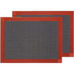 2-Pack 11.8" X 15.7" Hermerlee Perforated Silicone Baking Mats